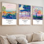 Wallity Huhu265 Conjunto de 3 Cuadros Decorativos 50 x 70 cm